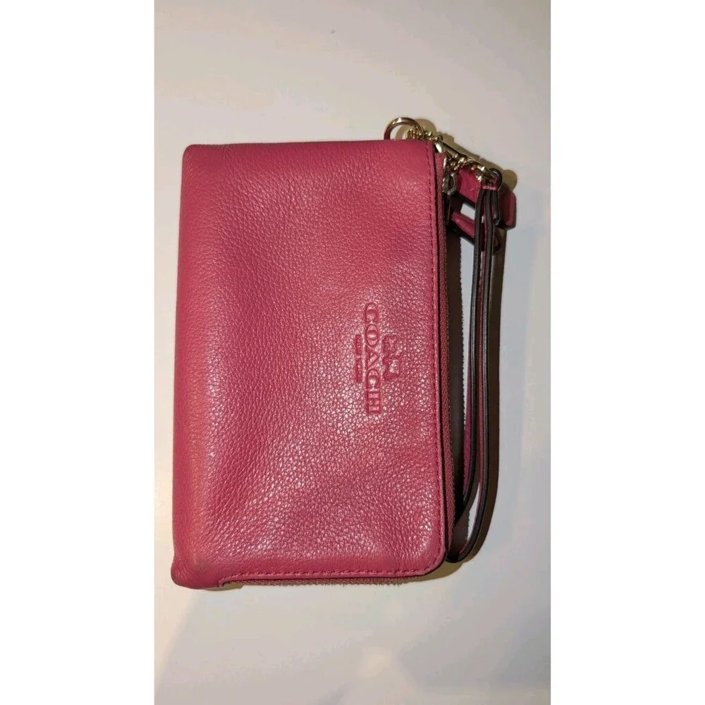 Vintage Coach Leather Wallet  Pink
